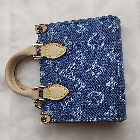 Upcycled Denim Crossbody Bag - Picture 2 of 5